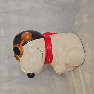 Vintage Snoopy Flying Ace Cookie Jar